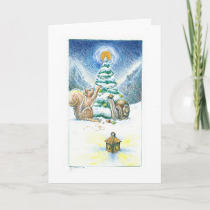 Snigel och ekorre III: Dekorera Helgkort