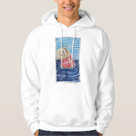 Snigel på jordgubben hoodie