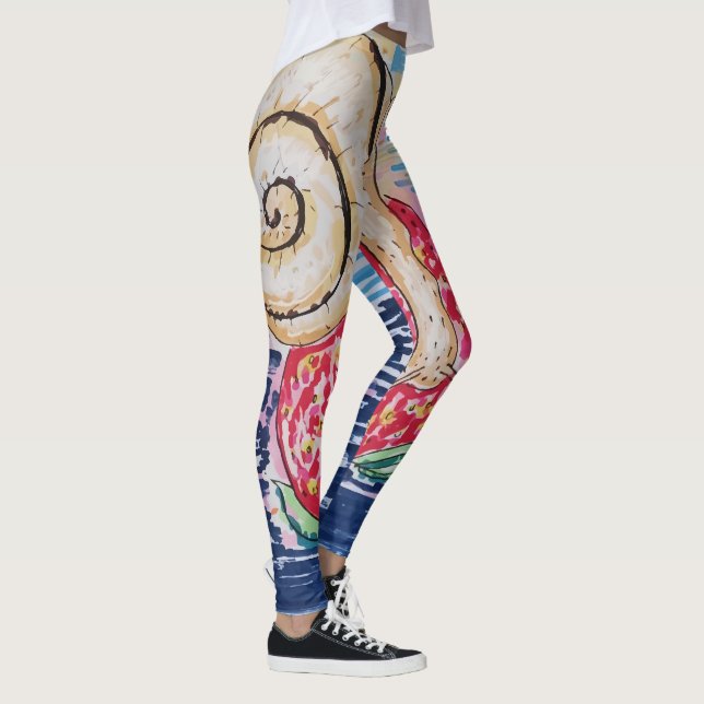 Snigel på jordgubben leggings (Höger)