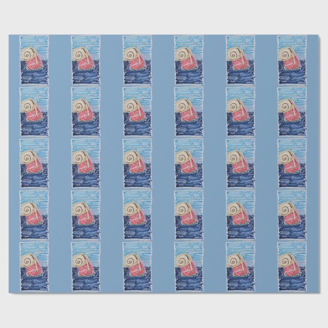 Snigel på jordgubben presentpapper (Platt)
