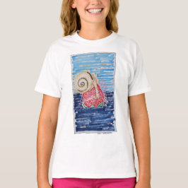 Snigel på jordgubben t shirt