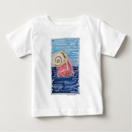 Snigel på jordgubben t shirt