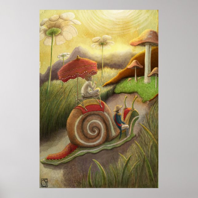 Snigel Resa Poster (Framsidan)