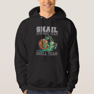 Snigel Runningsteam Snäcka Ja, långsamt Snigel Hoodie