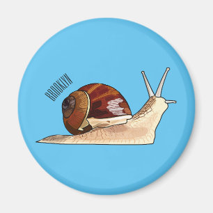 Snigel serieillustration magnet