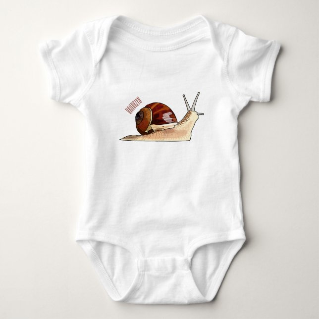Snigel serieillustration t shirt (Framsida)