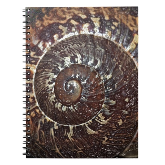 Snigel Snäcka Anteckningsbok Med Spiral (Framsidan)