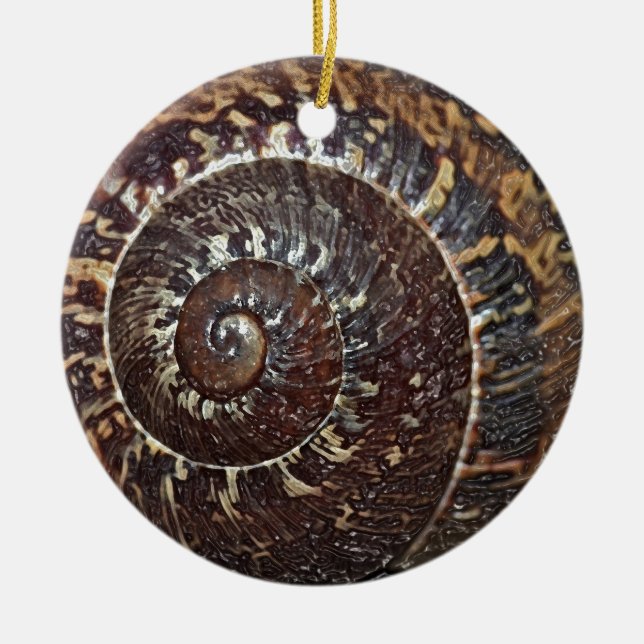 Snigel Snäcka Ornament (Framsidan)