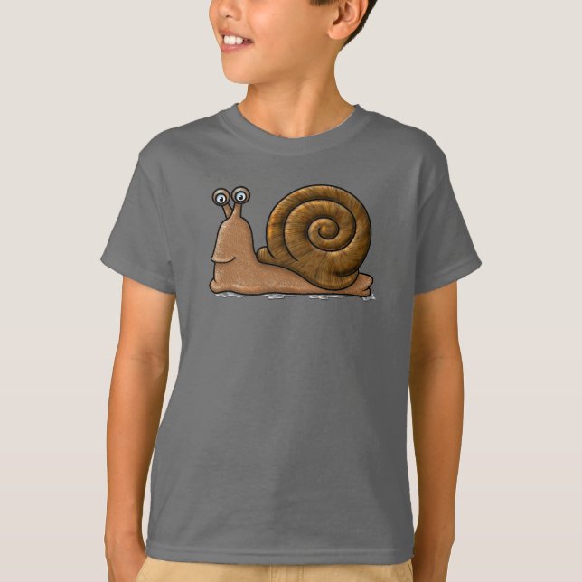 Snigel Tecknad Tee Shirt (Framsida)