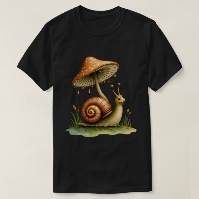 Snigel under svamp t shirt (Design framsida)