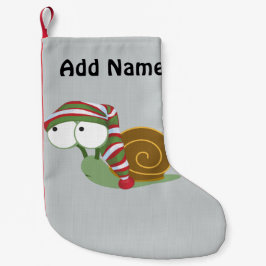 Snigel under vintern liten julstrumpa