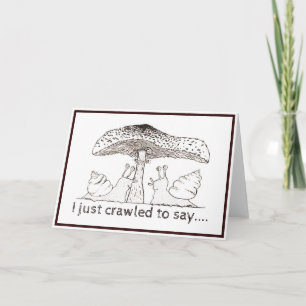 Snigel-valentinkort Kort