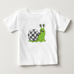 Snigel vid Chess med Chessboard T Shirt