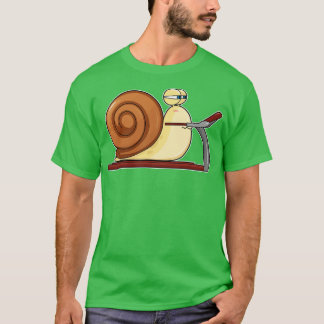 Snigel vid Jogging på Treadmill T Shirt