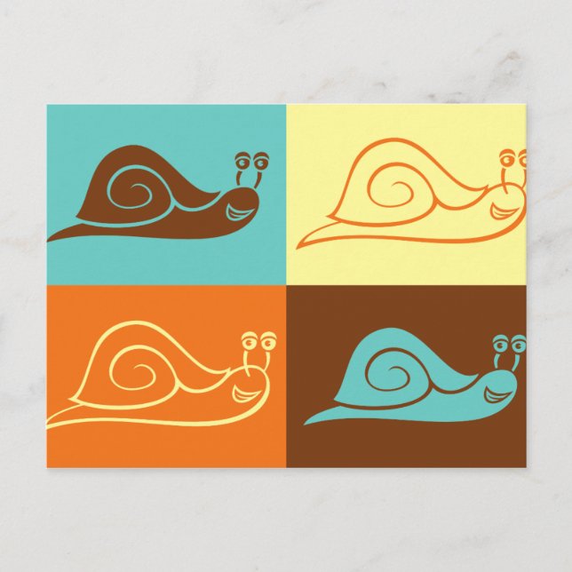 Snigel vykort (Framsida)