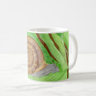 Snigel Watercolor Kaffemugg