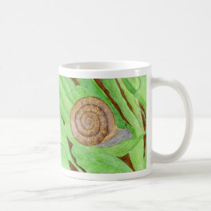 Snigel Watercolor Kaffemugg
