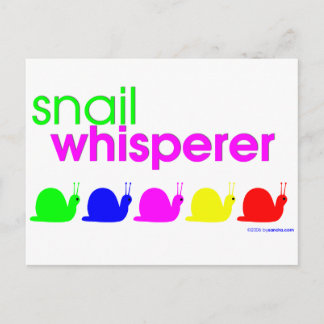 Snigel Whisperer Vykort