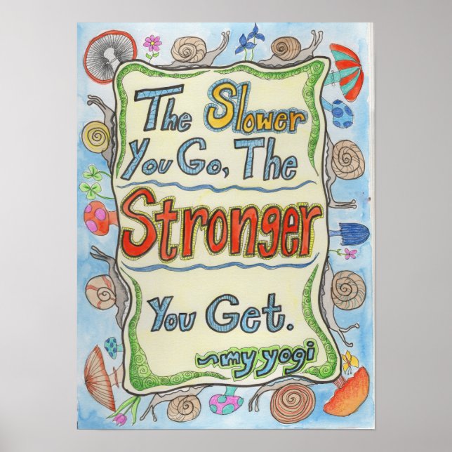 Snigel Wisdom Poster (Framsidan)