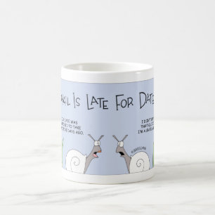 snigeln daterar kaffemugg