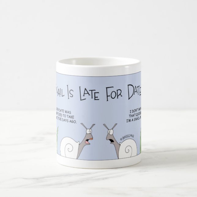 snigeln daterar kaffemugg (Center)