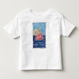 Snigeln på jordgubben t shirt
