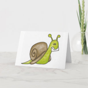 Snigeln postar Notecards Kort