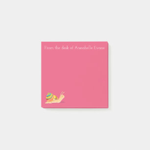 Snigeln postar personifierar post-it block