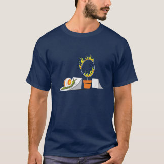 Snigeln vs ringen av avfyrar t-shirt