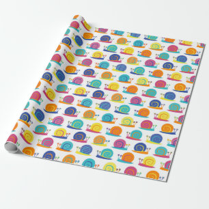 Snigelpartymönster Presentpapper