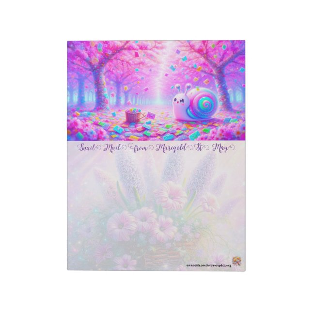 Snigelpost Notepad Anteckningsblock (Roterad)