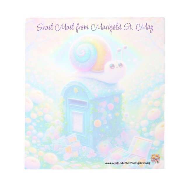 Snigelpost Notepad Anteckningsblock (Framsida)