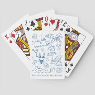 Snigelskal bröllopsklockor brudtärnsgåvor anpassad casinokort