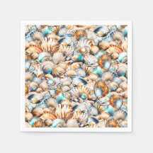 Snigelskal collage diamant kammussla chic