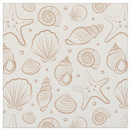 Snigelskal kustnära boho strand neutral kräm tyg