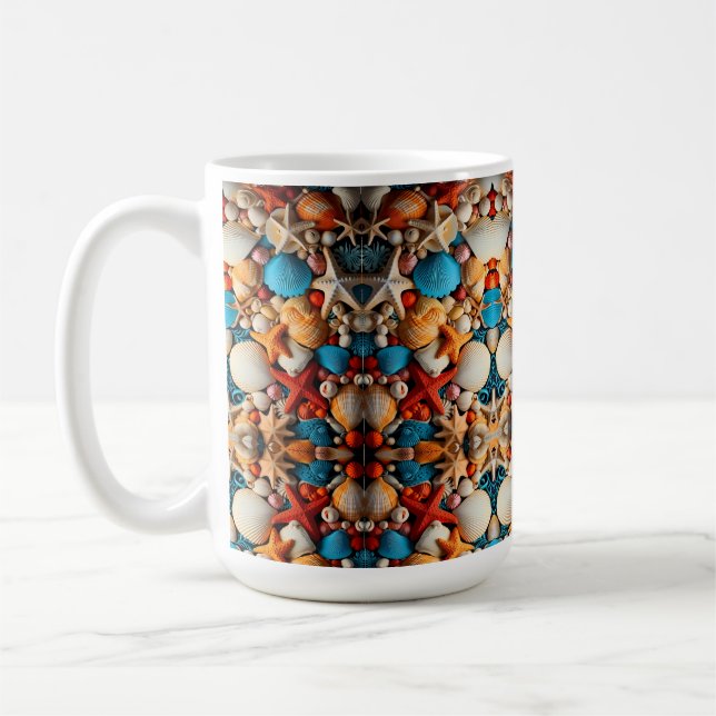 Snigelskal Mosaik Sherpa Kast Kaffemugg (Vänster)