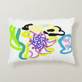 Snigelskal och sjöstjärna prydnadskudde