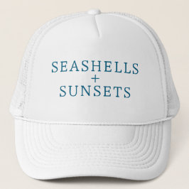 Snigelskal & Solnedgångar Hatt Keps