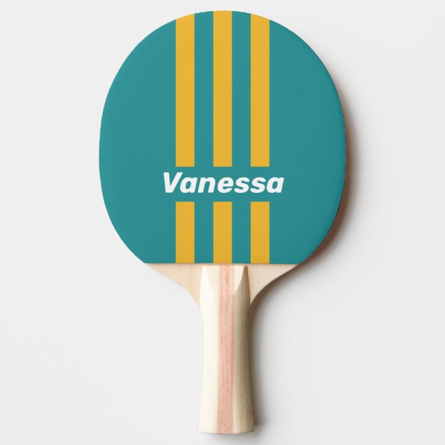 Snigelskal Soluppgång Streck med Namn Pingisracket (Framsidan)