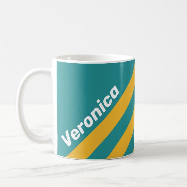 Snigelskal Soluppgångsränder med namn Kaffemugg (Vänster)