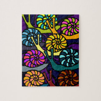 Snigeltävlingpussel Pussel