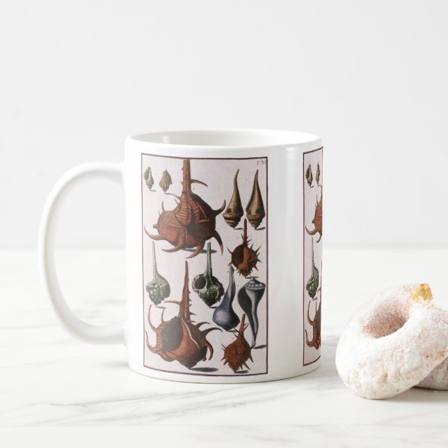 Sniglar, Antika Sniglar, Havs- Och Marinliv Kaffemugg (Med munk)