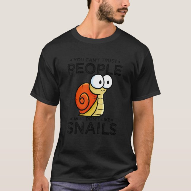 Sniglar Pe Snigel Snigel Kids Snailed T Shirt (Framsida)