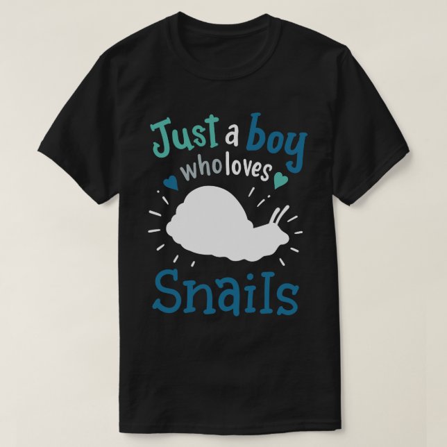 SNIGLAR SNIGEL ÄLSKARE 2 T SHIRT (Design framsida)