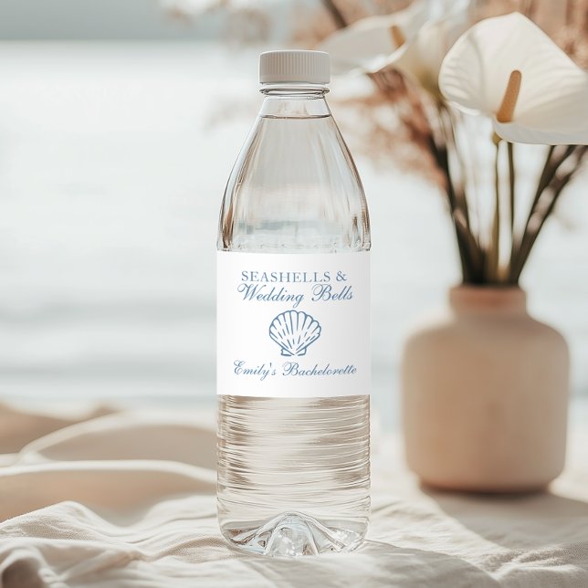 Sniglor och bröllopsklockor Möhippa Vattenflaskor Etikett (Skapare uppladdad)