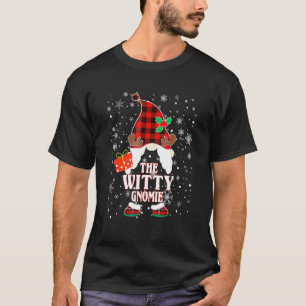 Snill Tomte Buffalo Rutig Matchande Familj Jul T Shirt