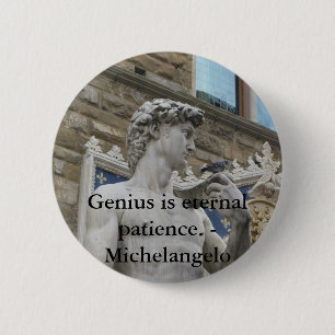 Snille är evig patiens. - Michelangelo Knapp