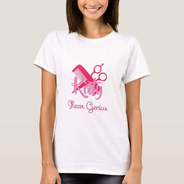 Snille för personligHairstylistsax Tee (Framsida)