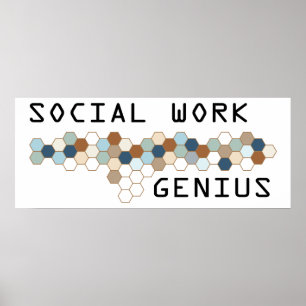 Snille för socialt arbete poster