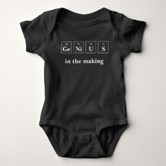 Snille i den periodiska bordbodysuiten för danande tee shirt